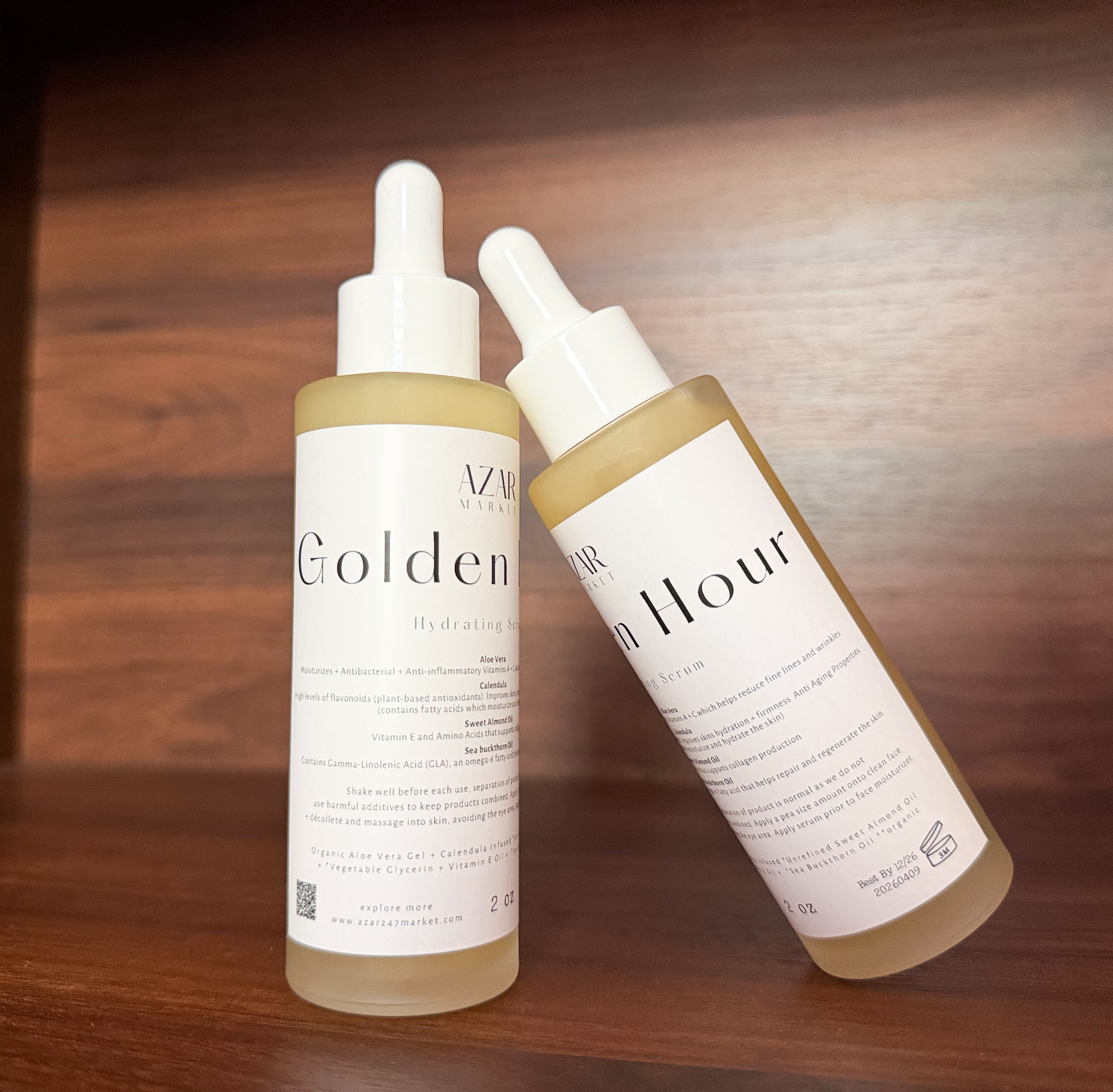 美容液 ZARNY ADVANCED GOLD FACE SERUM Golden Hour Serum | Hydrating Face Serum | 2 oz – AZAR 247 Market