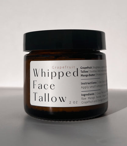 Tallow Face Cream | Grass Fed + Finished Beef Suet