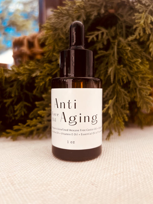Anti-Aging Face Oil with Frankincense + Myrrh